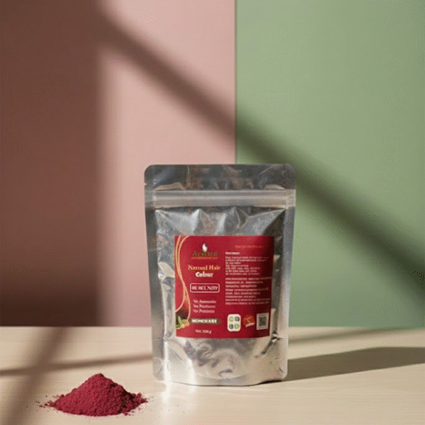 anirved natural hair colour – burgundy, 100g