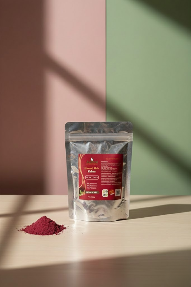 anirved natural hair colour – burgundy, 100g anirved natural hair colour – burgundy, 100g