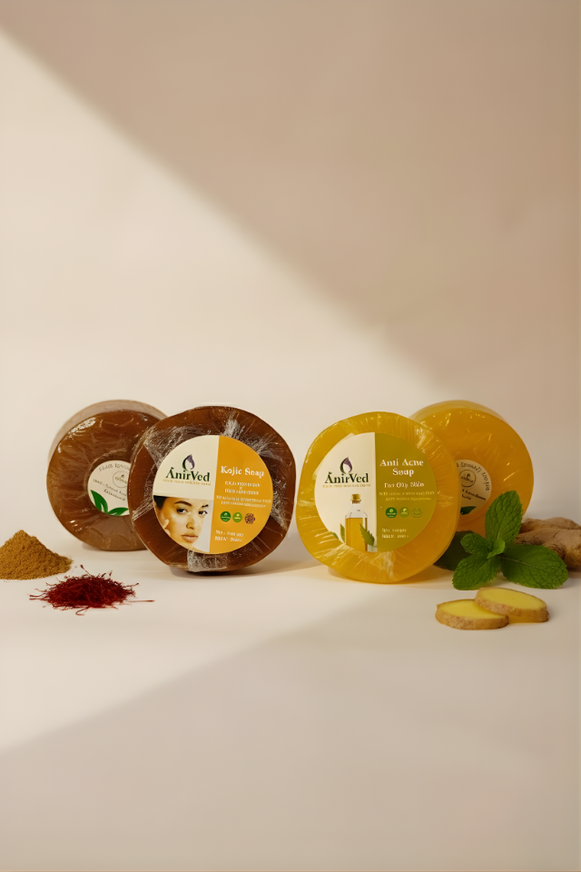 anirved 2 kojic + 2 anti acne soap pack of 4 anirved 2 kojic + 2 anti acne soap pack of 4