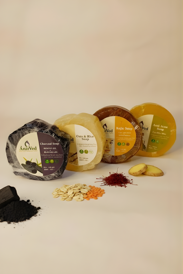 anirved 2 kojic + 2 anti acne soap pack of 4 anirved 2 kojic + 2 anti acne soap pack of 4