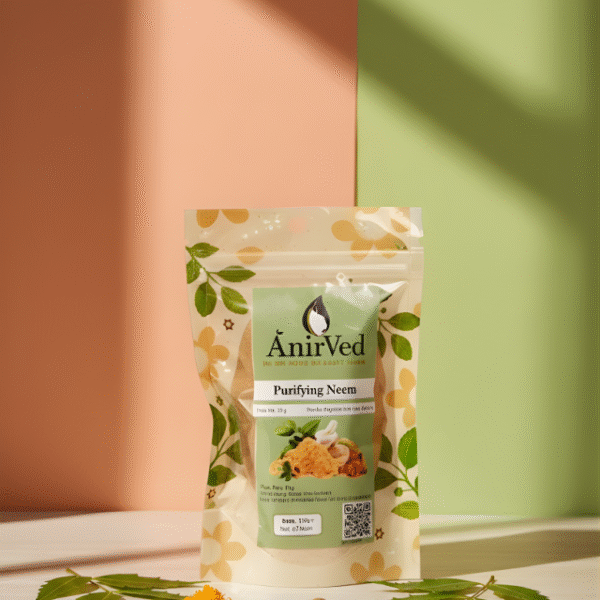 anirved purifying neem face pack powder 50g